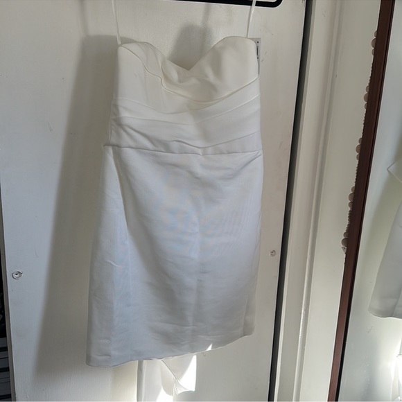 AMSALE bow back strapless bridal dress FINAL PRICE NO OFFERS - Picture 8 of 11